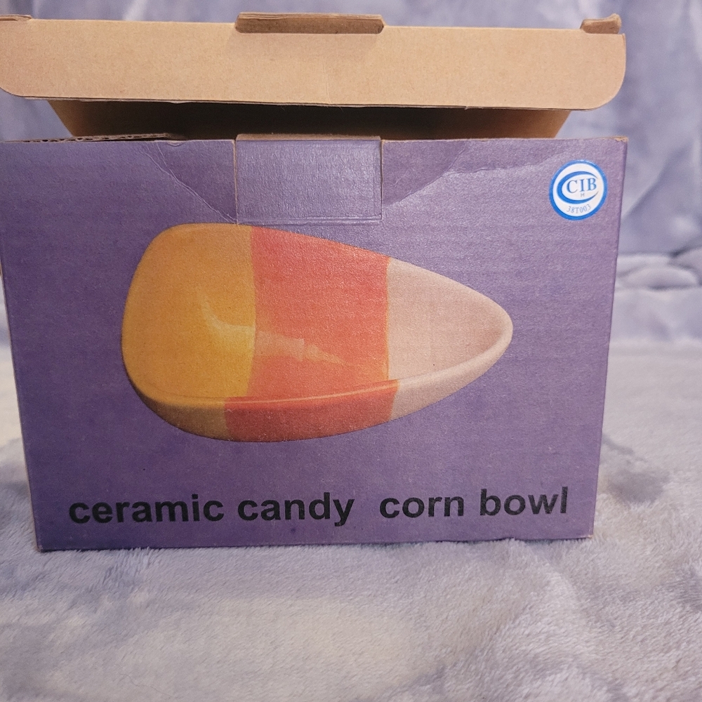 Vintage Ceramic Candy Corn Bowl